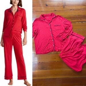 Vineyard Vines Super-Soft Printed Knit Pajama Set - Sz Large